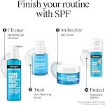 Neutrogena Hydro Boost Hyaluronique acide hydratant SPF 50 avec large spectre, non-graisse, sans parfums d'humidité du visage pendant la journée à hydrater la peau sèche, 50 mL