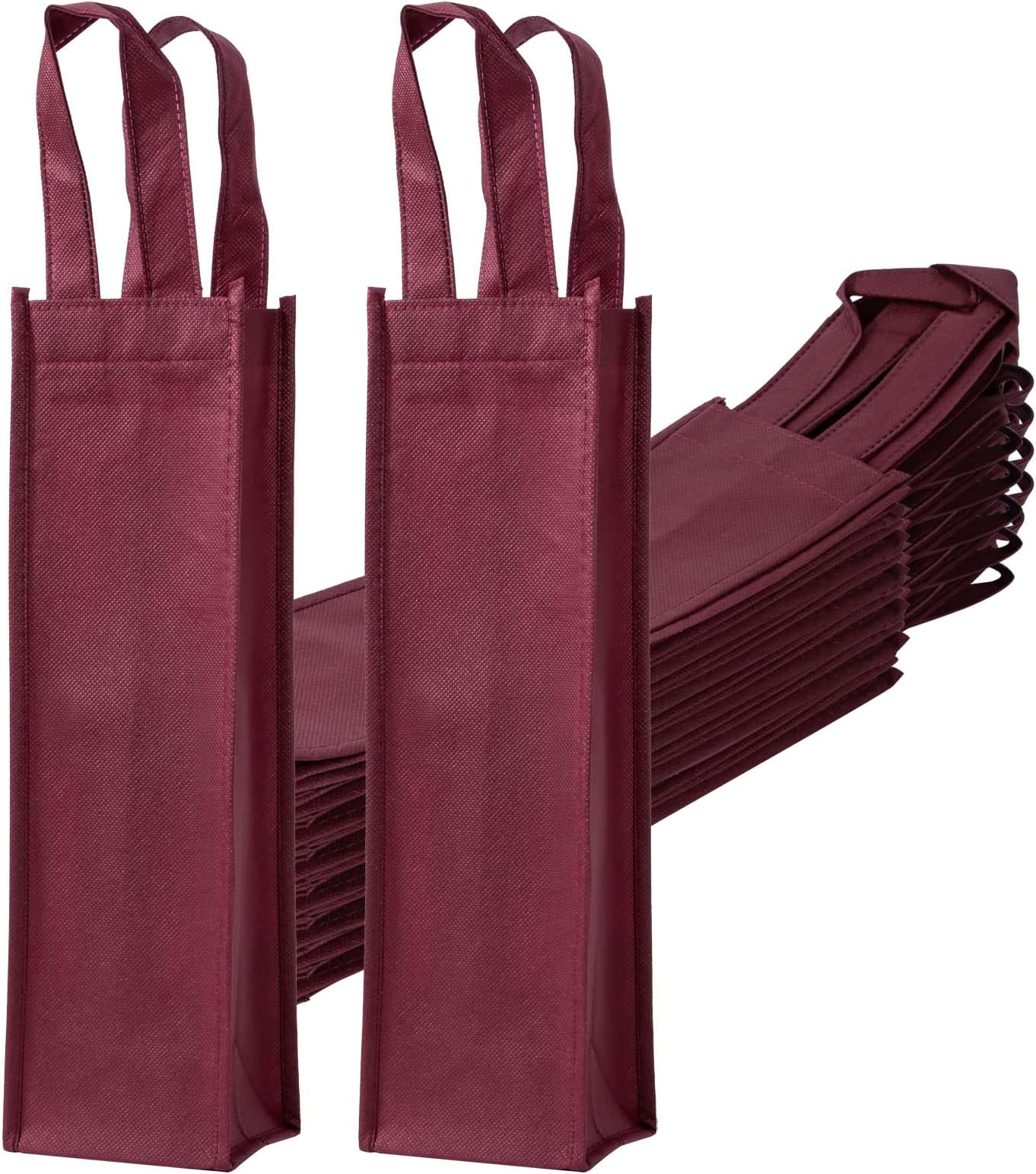 Berlune 3 Pcs Reusable 6 Bottle Wine Tote Bag With Divider Canvas Washable Portable Wine Carrier Tote Sturdy Bag For Grocery Bottle Carrier Holder For Travel Camping Picnic - View #9