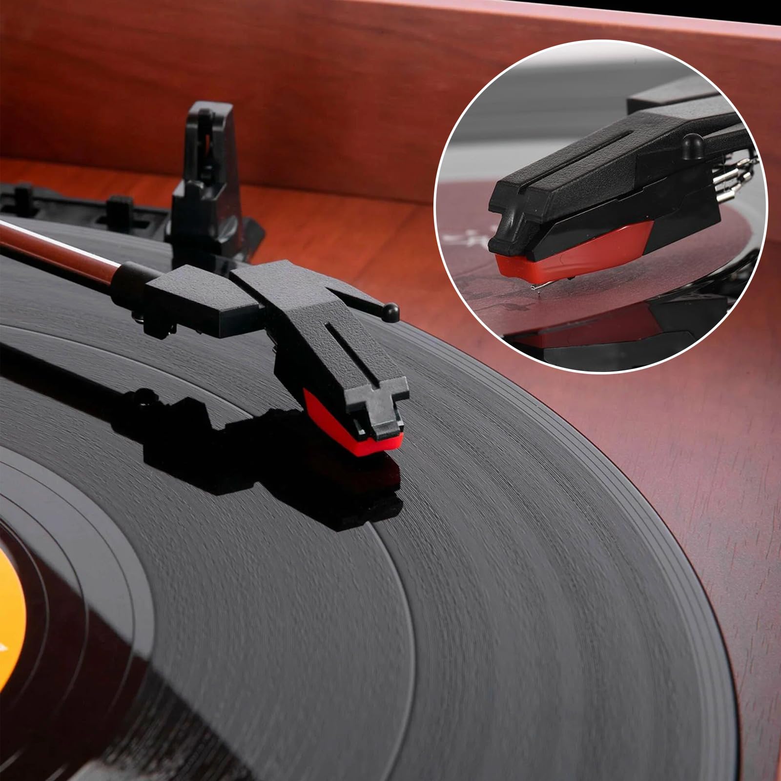 Record Player Needle, 3pcs Turntable Replacement Needles Durable  