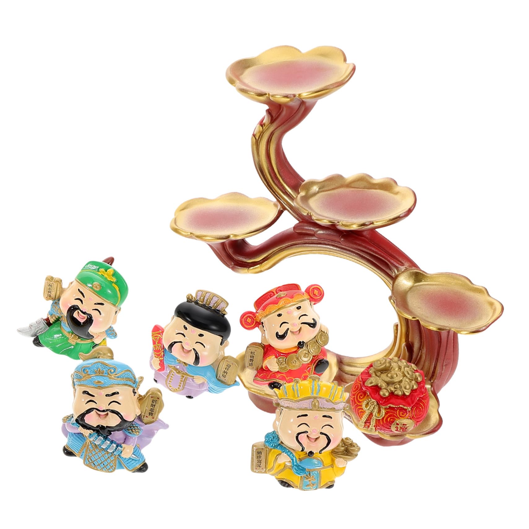 Accessoire Feng Shui de bureau Cai Shen pour harmoniser l'énergie de votre intérieur
