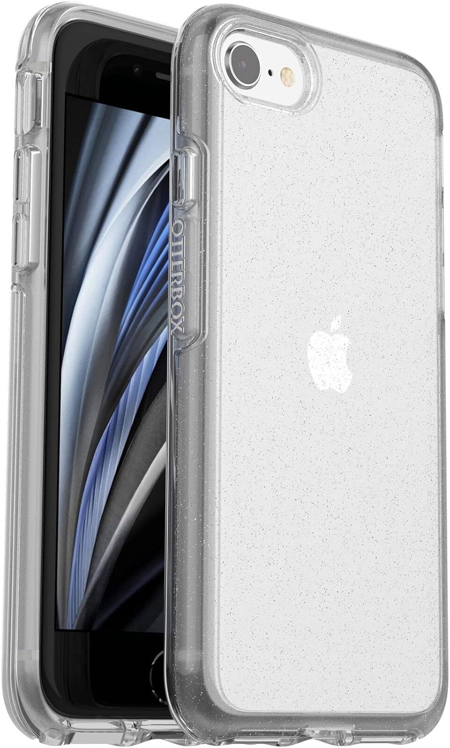 OtterBox iPhone SE 3rd/2nd Gen, iPhone 8/7 (not Compatible with Plus Sized Models) Symmetry Series Case - STARDUST, Ultra-Sleek, Wireless Charging Compatible, Raised Edges Protect Camera & Screen
