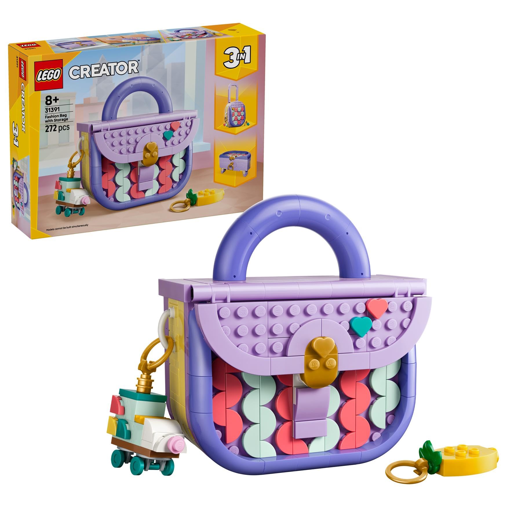 LEGO Creator 3 in 1 Fashion Bag With Storage Construction Set 31391