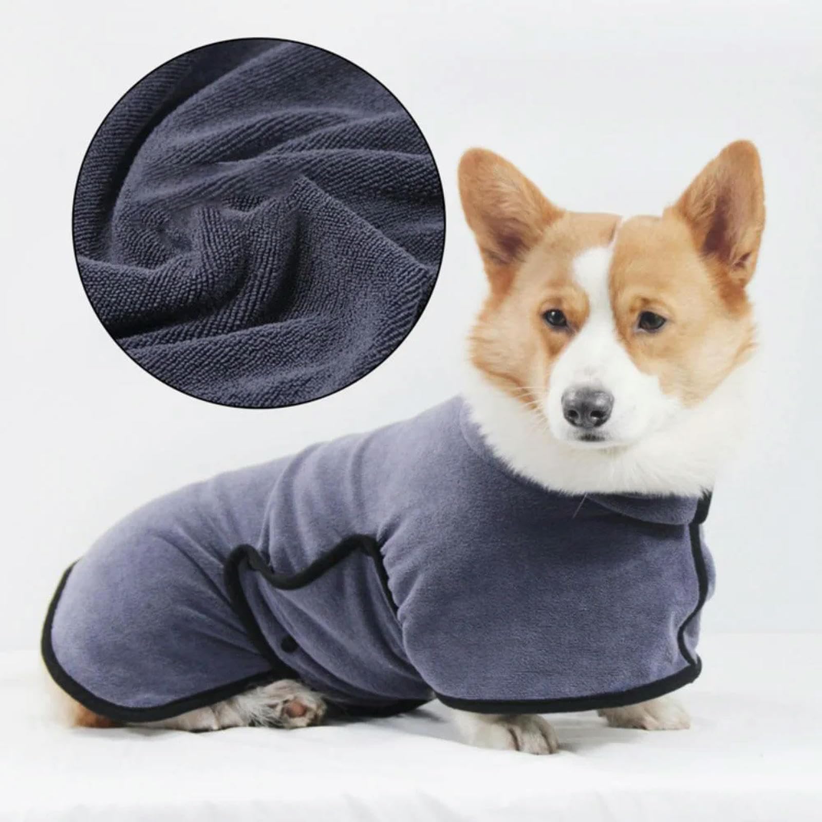Pain De Bain pour Chien Mabet De Séchage De Chien Super Absorbant Microfibre Baignoire Chien Serviette Douce Enveloppe Douce À Séchage Rapide.