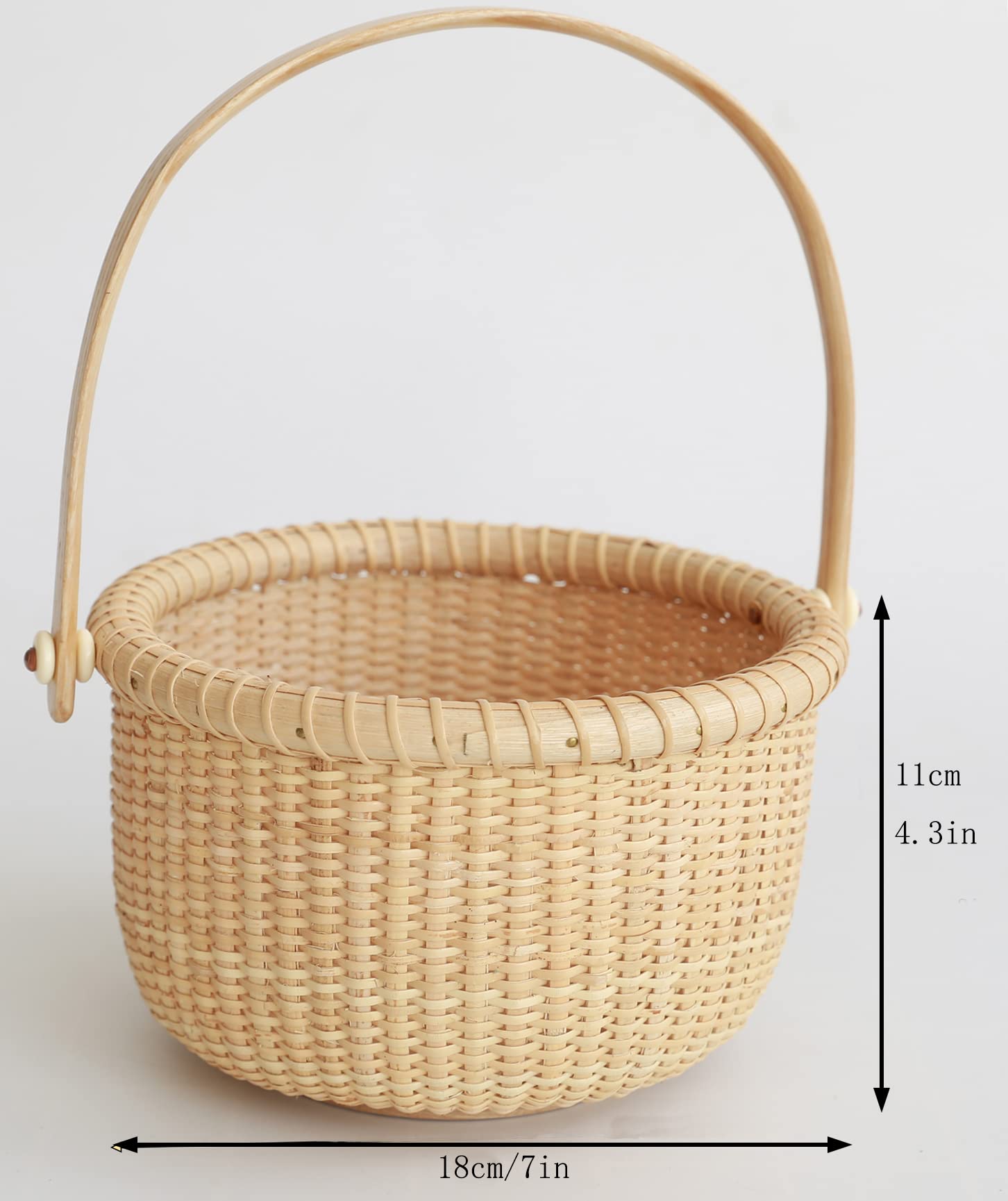 Amazon.com: Teng Tian Classic Nantucket Round baskets with