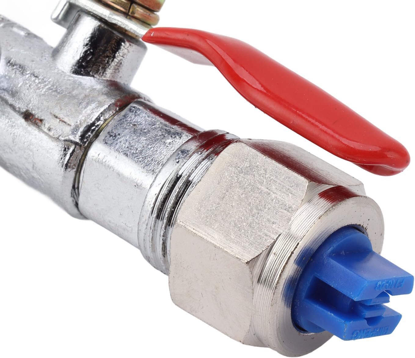 Atomizing Spray Nozzle Set, Zinc Alloy 10PCS for Agricultural Plant Water Misting, Lawn Irrigation - Uniform Spray, Rust, Easy Installation for Tractor and Garden Use