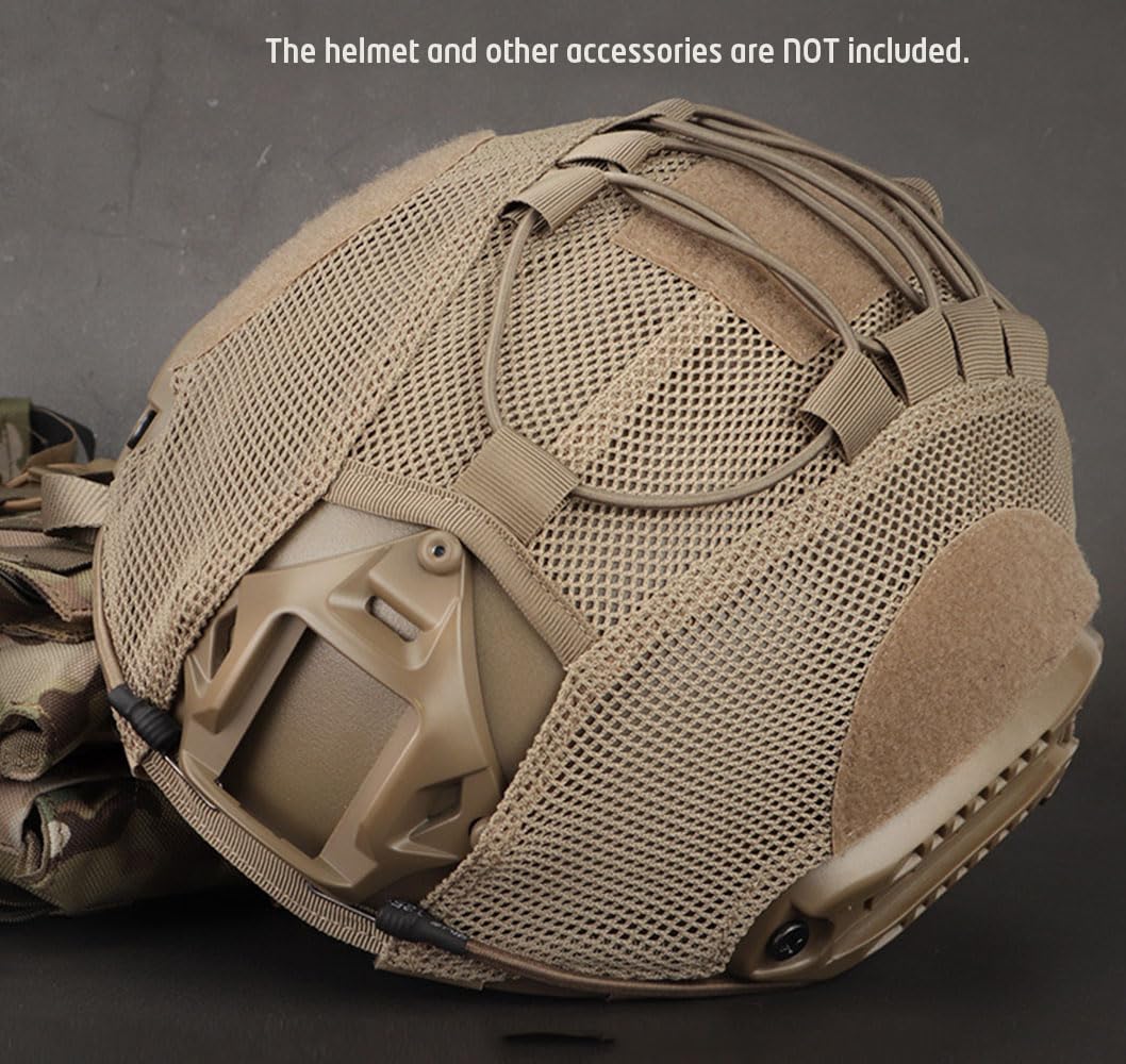 Tactical Helmet Cover Mesh Cloth for Fast BJ PJ MH Airsoft Helmet (CT)