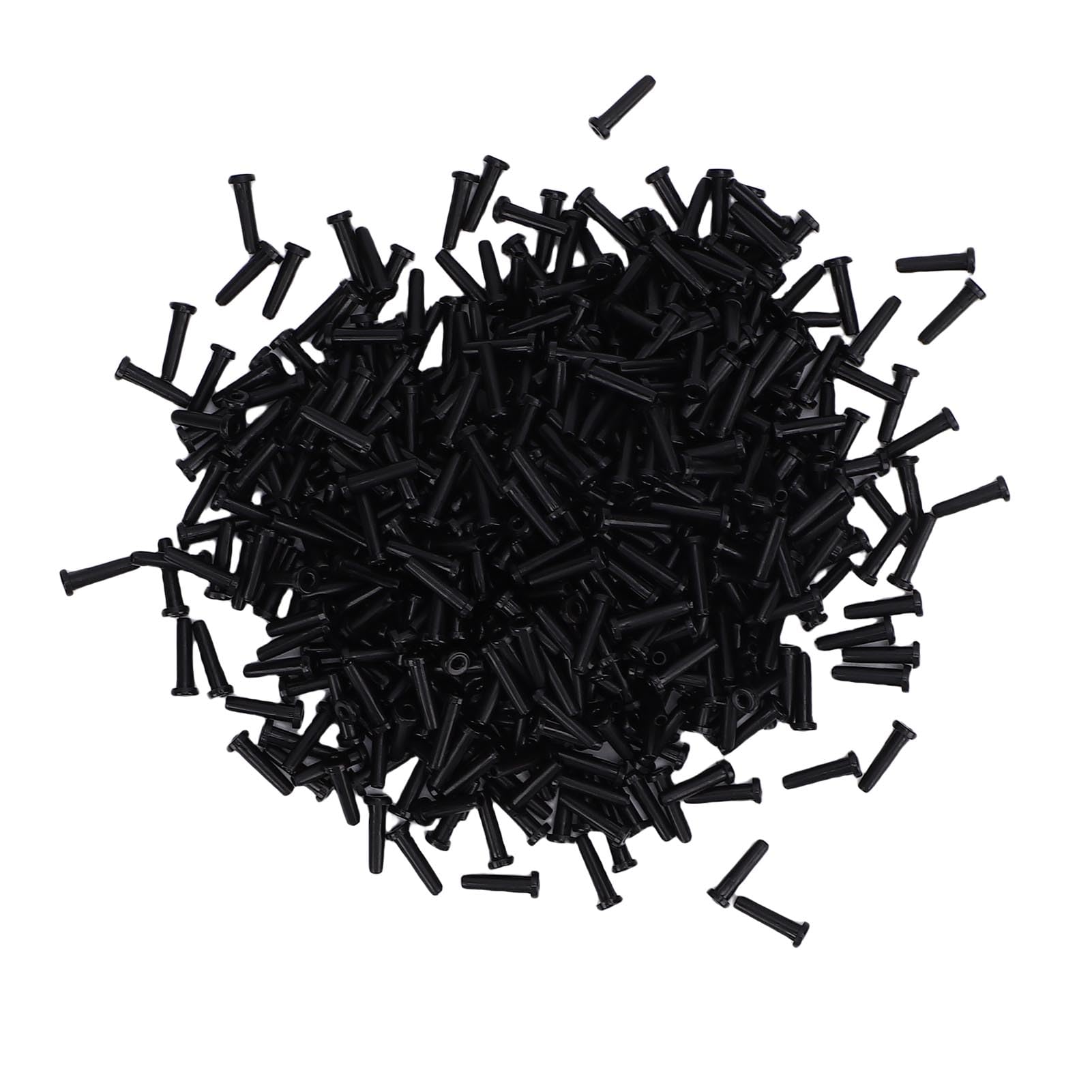 Generic Épaisseur en Nylon Vigoureuse de Chapeau du Matériel 2.1x8.3mm 0.8mm D'oeillets de Raquette de Badminton de Réduction de Bruit