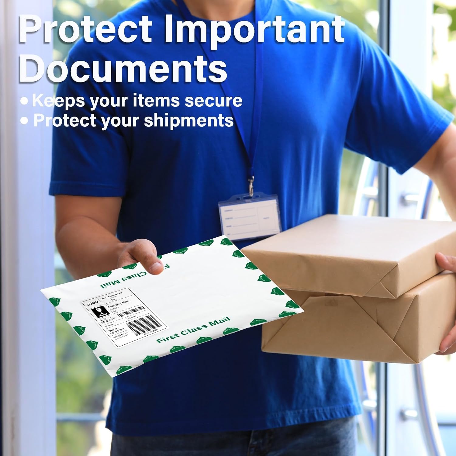 9 x 12 Envelopes, Tyvek Envelopes 9x12 (100 Pack), Catalog Envelopes 9x12, Self Sealing Closure, Tyvek First Class, 14 lb., Puncture, Tear & Moisture Resistant (100 Pack)