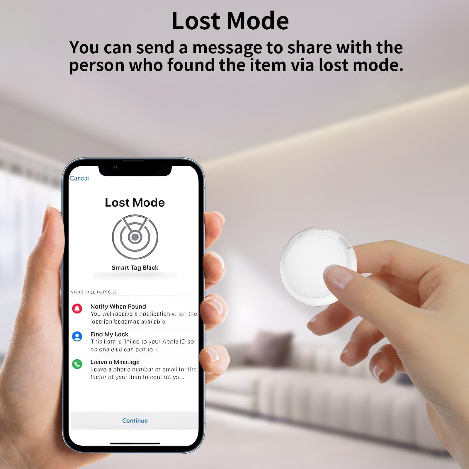 Lot de 2 traceurs GPS pour véhicules fonctionnant avec étui magnétique Find My (iOS uniquement)