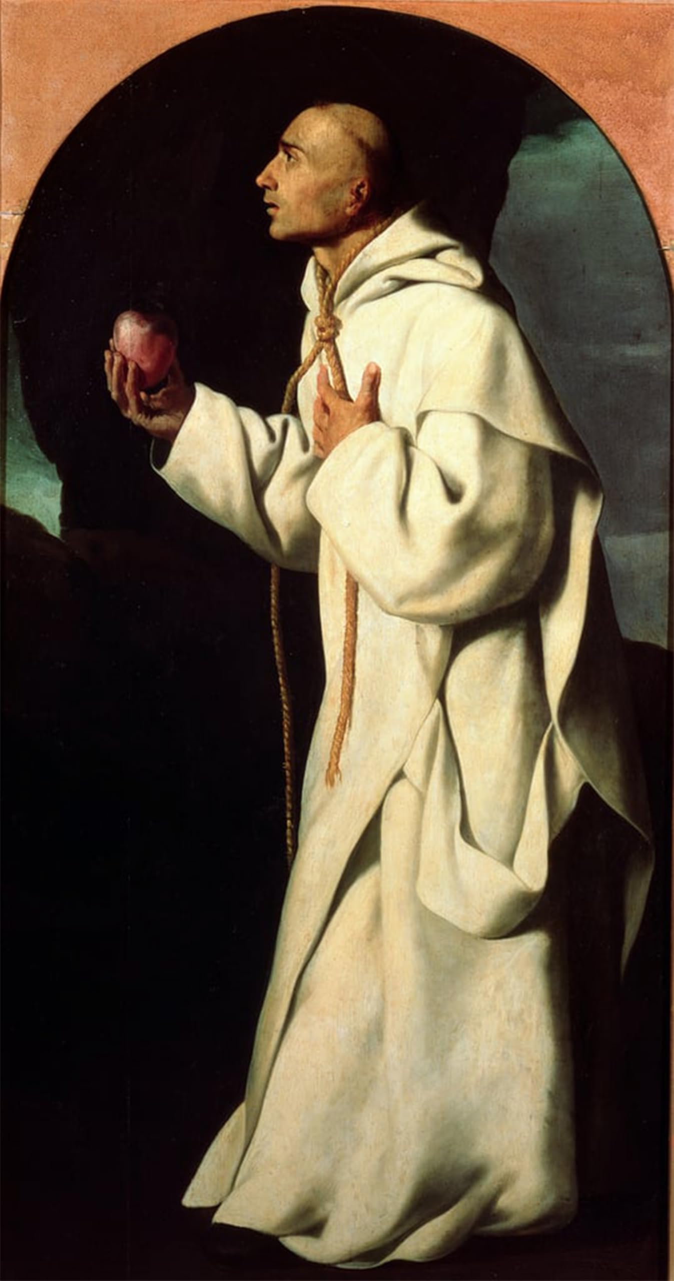 DQCJIYIGL Famous Canvas Artwork Poster Artworks Portrait of the Devout John Houghton by Francisco De Zurbaran Poster Print for Home Decor 60x90cm