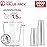 Stock Your Home 1.5 oz Shot Glasses (2000 Pack) - Clear Plastic Disposable Shot Cups for Jello Shots - Sample Cups for Food and Wine Tasting - Mini Party Cups for Condiments, Dipping Sauce, Holidays