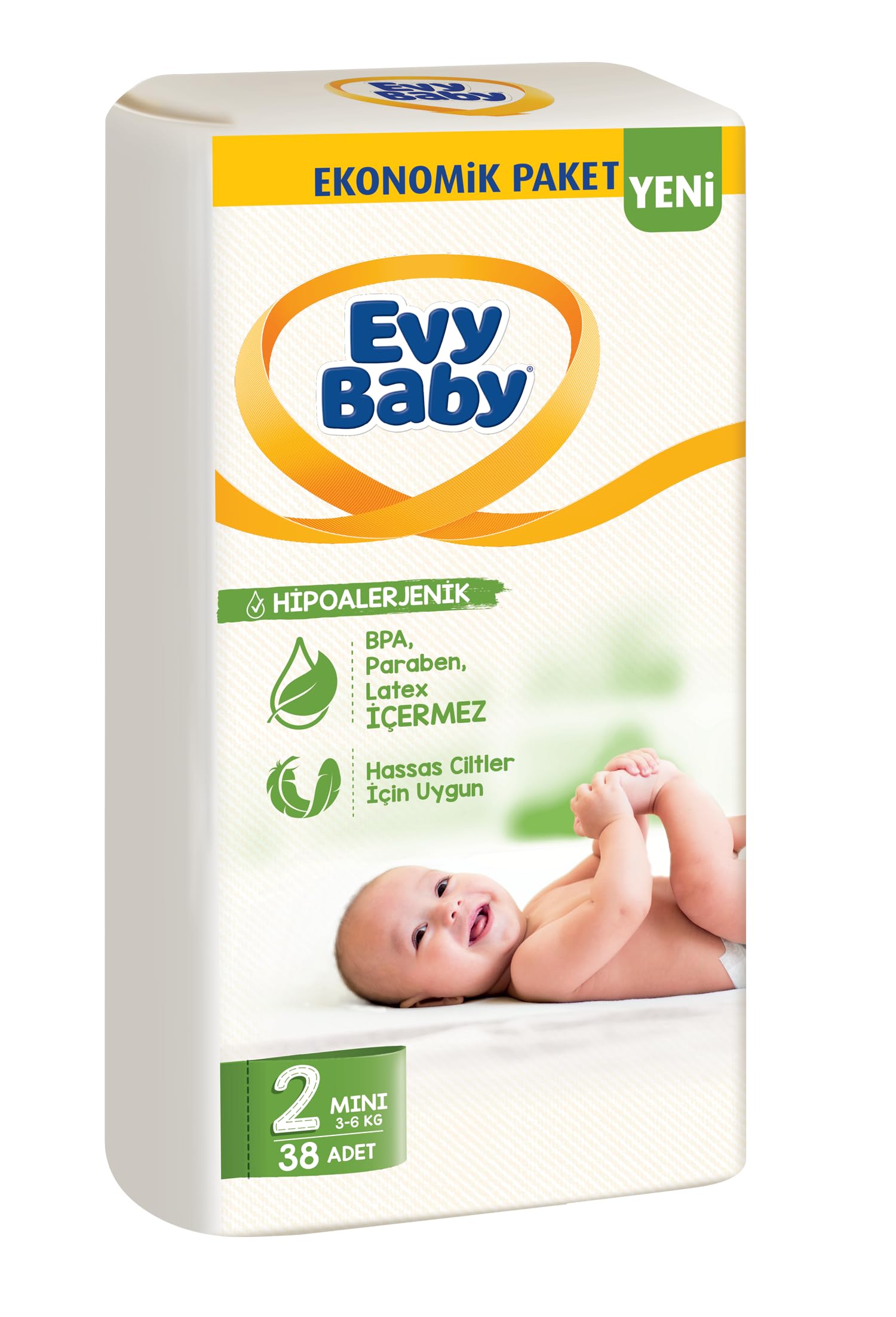 Evy Baby Bezi Mini Ekonomik 38 adet