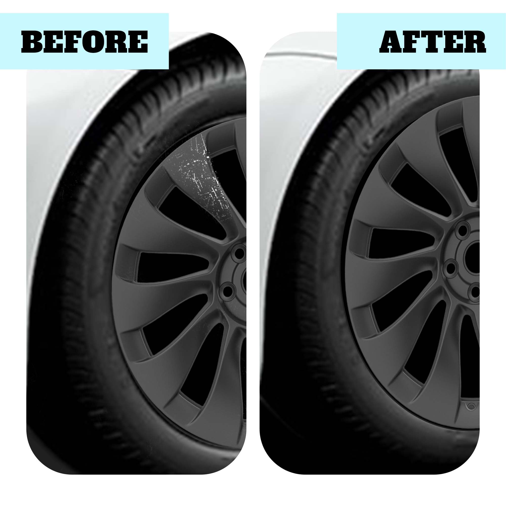 Tesla Model Y Performance 21" Uberturbine Wheel Curb Rash Repair Paint, Gunpowder