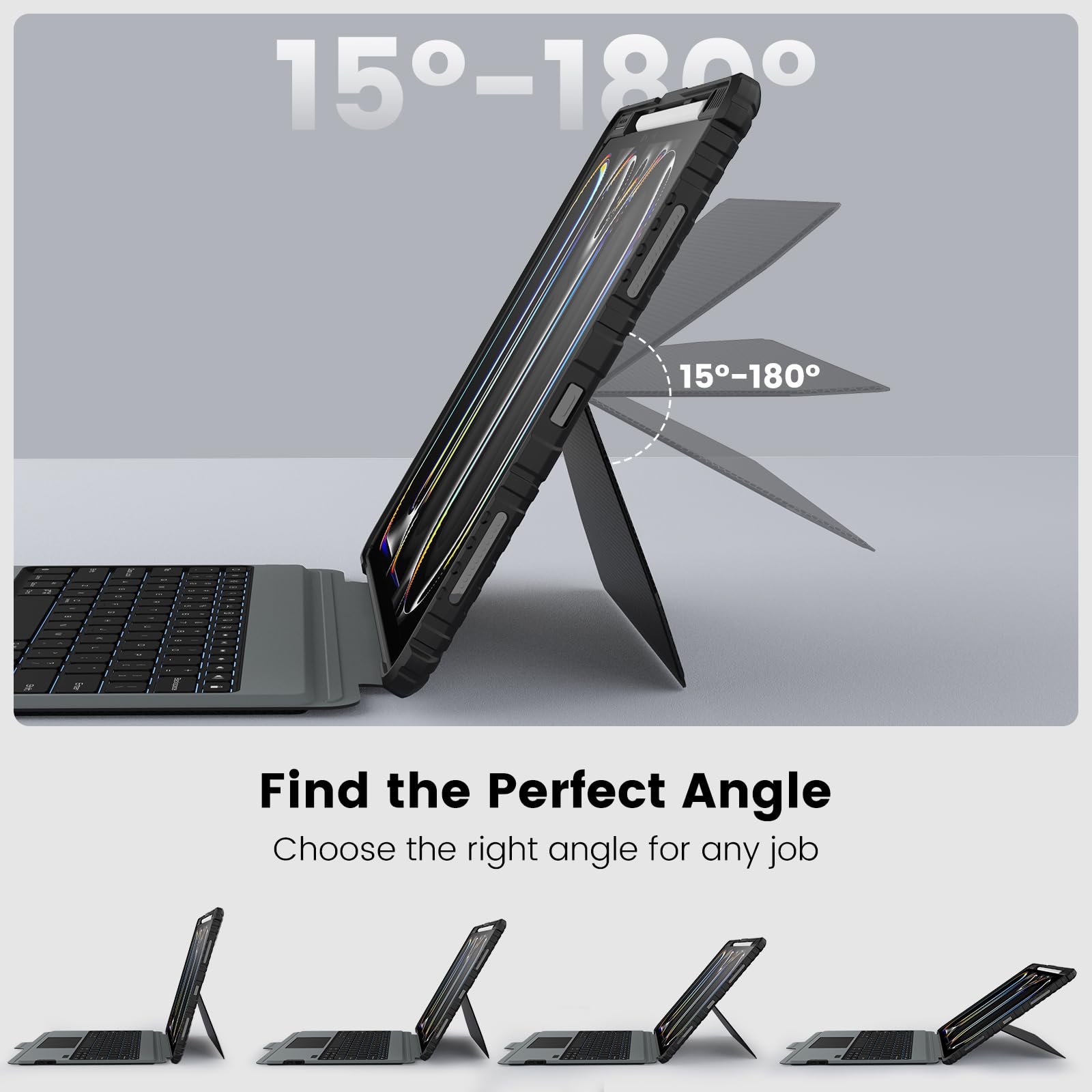 Nillkin IPad Pro 13 Inch M4 Case With Detachable Keyboard, Magic...