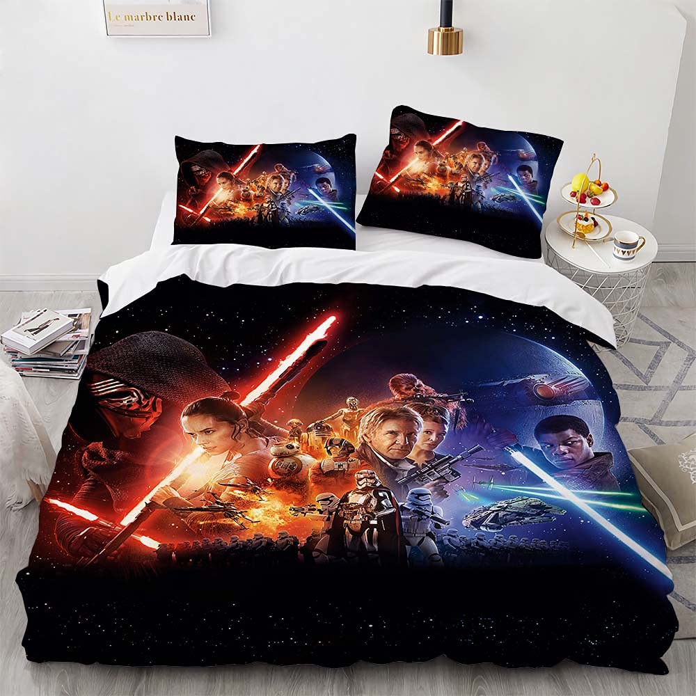 Parure De Lit Sword Art Online - Housse Couette 135x200cm + Taie 80x80cm - Microfibre Imprimée 3D - Enfant Garçon/fille