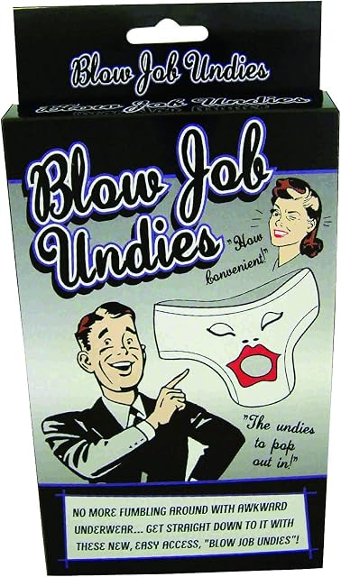 Diabolical Gifts DP0152 Blow Job Undies Funny Men's Underwear Secret Santa Gifts