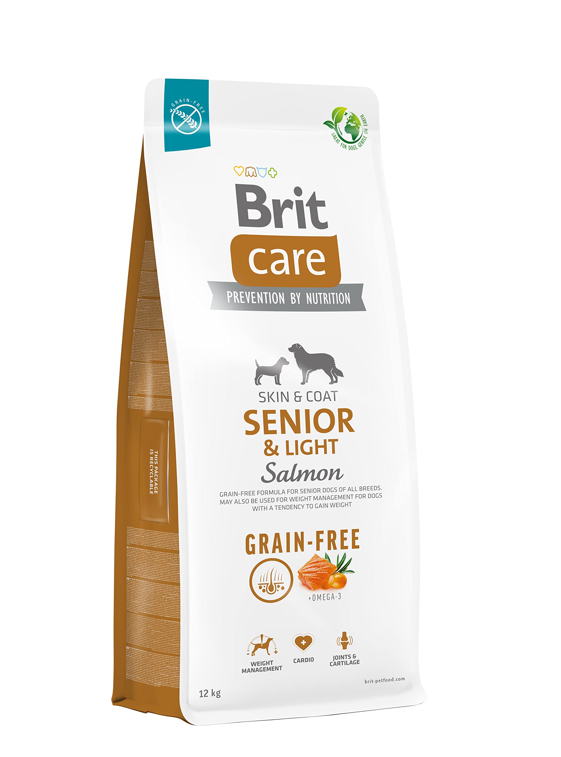 BRIT Care Grain Free Senior Light Salmon 12KG