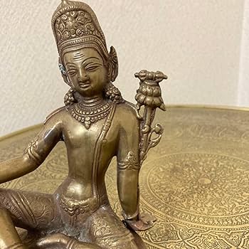 Amazon｜インドラ 帝釈天像 仏教美術 アンティーク ネパール