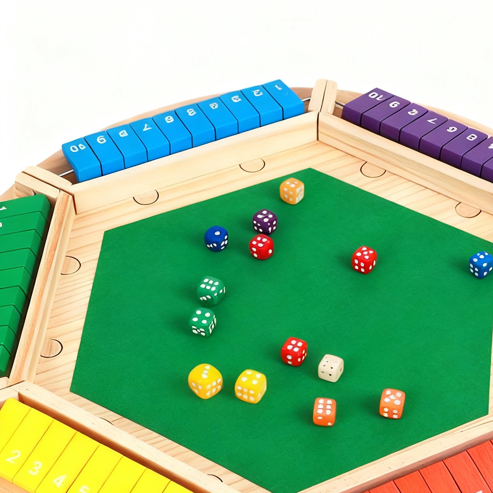 Giochi Da Tavolo Per Bambini Giocattoli Educativi in Legno con Numeri | Da Tavolo Con Colorati E Scatola Per Adulti Uomini Donne Viaggi Compleanni Casa Vacanze Serate Gite in Auto Campeggio Feste