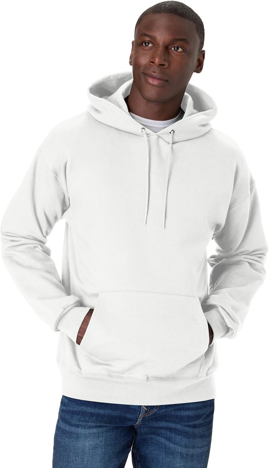 Hanes Men's Ultimate Sweatshirt, Heavyweight Fleece Hoodie, Cotton Sweatshirt for Men - Image 2