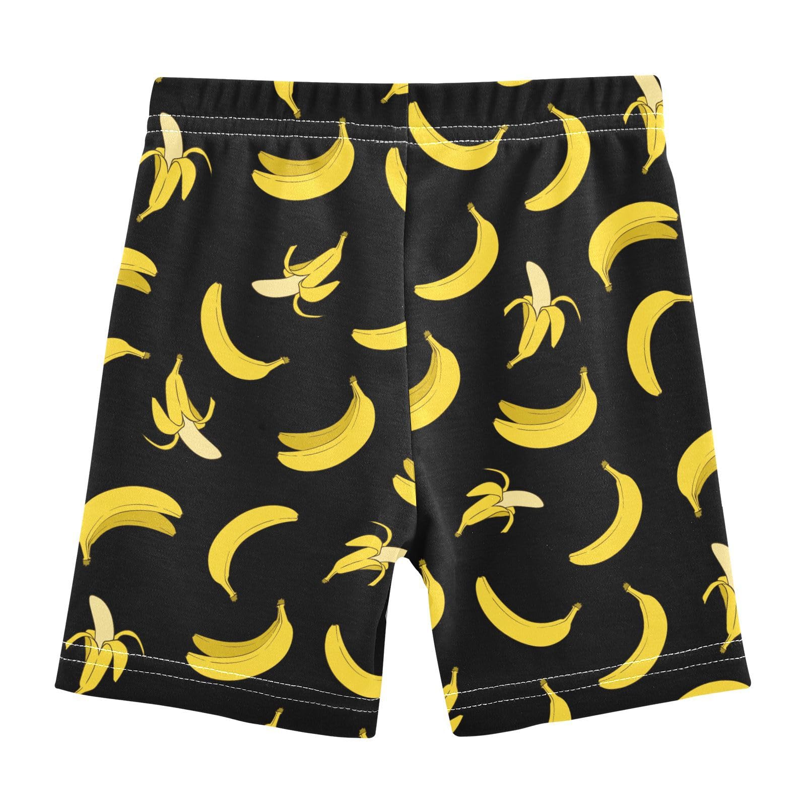 JHKKU Girls Banana Shorts Cotton Cartwheel Bike Kids Biker Under Dress Dance Short Girl Clothes 6T