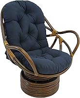 Vista 16 de Cojín Blazing Needless de sarga, para silla mecedora giratoria, de color sólido (no incluye la silla)