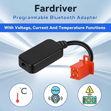 Fardriver Programmable Bluetooth Dongle for E-Bike Controller Upgrades, Wireless Adapter for Computer/Tablet Programming, Compatible with Tutto Tutti Soleil 01 Dongle
