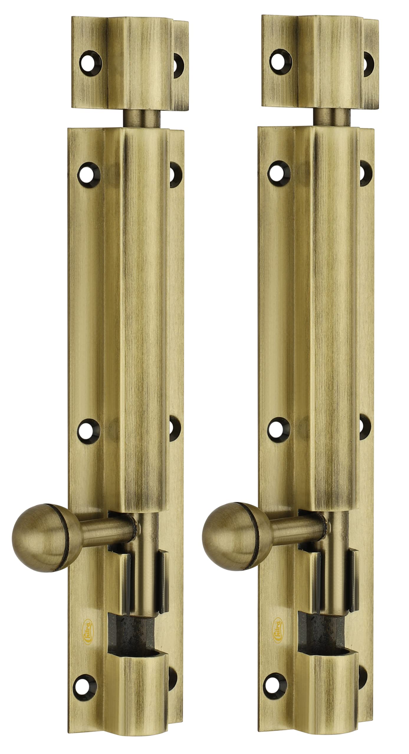 Chitra ALTB-202 24 Inch, Tower Bolt for Main Door and Bathroom, Kundi, Door Latch, Chitakni, Door Latch for Main Door, Tower Bolt for Home,Offices Doors (Antique Brass, Pack of 2) — Amazon image 31