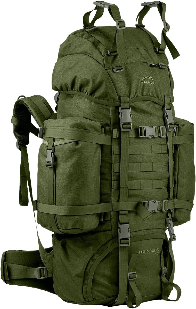WisportReindeer 55L Rucksack Olive Green