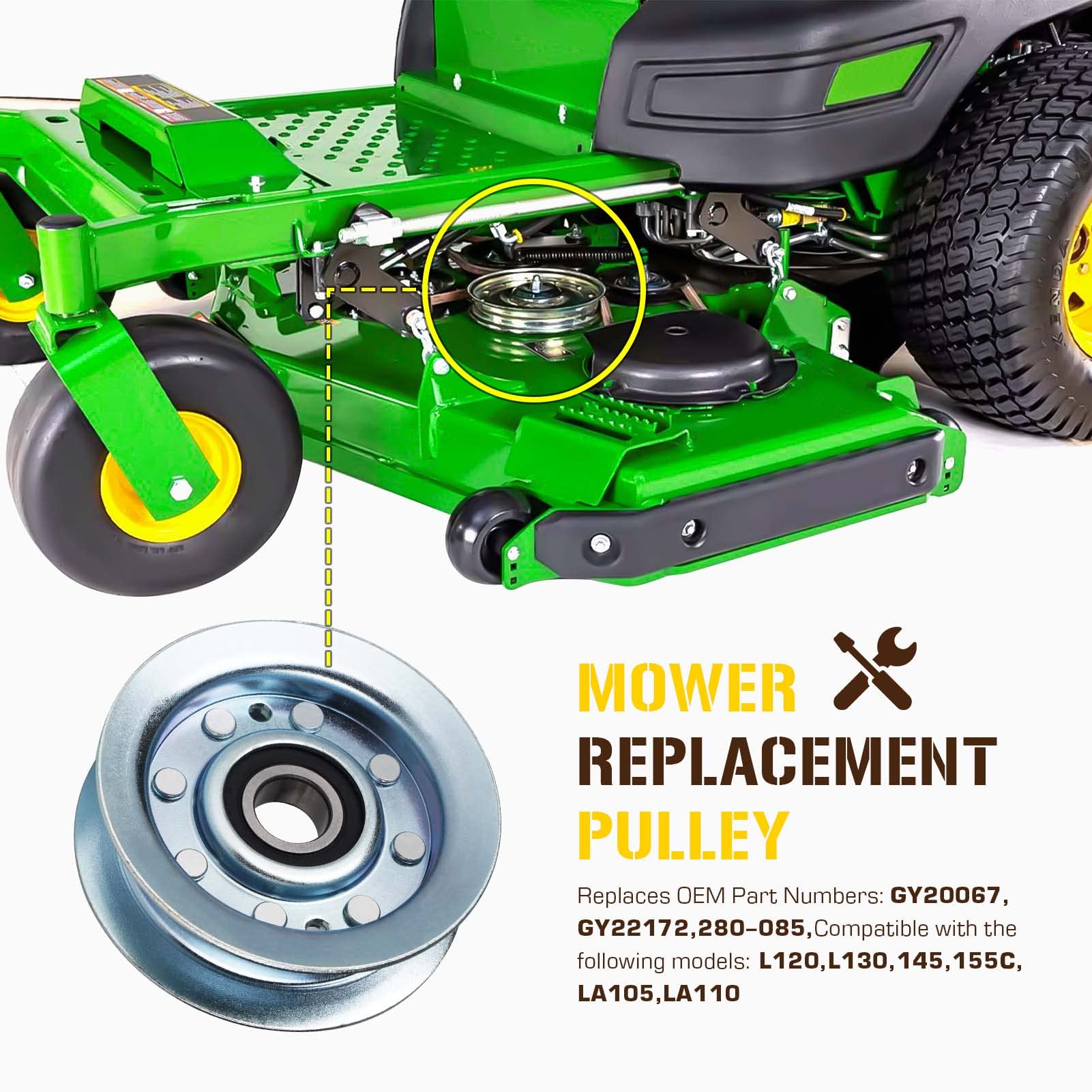 Traction Belt John Deere X500 Transmission Drive Belt Replacement