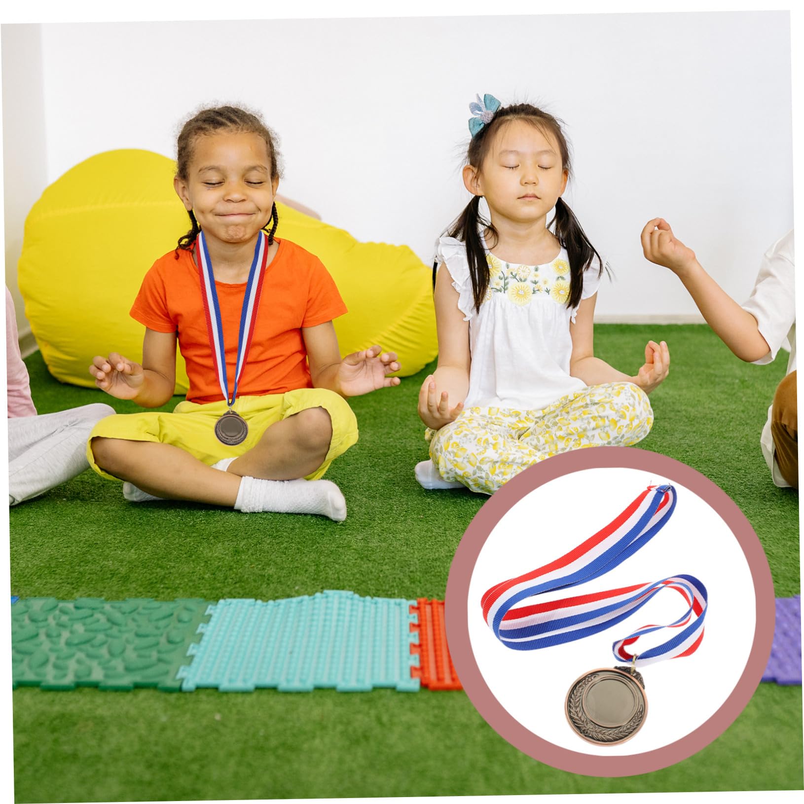 WOONEKY Medallas de Metal 24 Piezas para Competiciones Estudiantiles