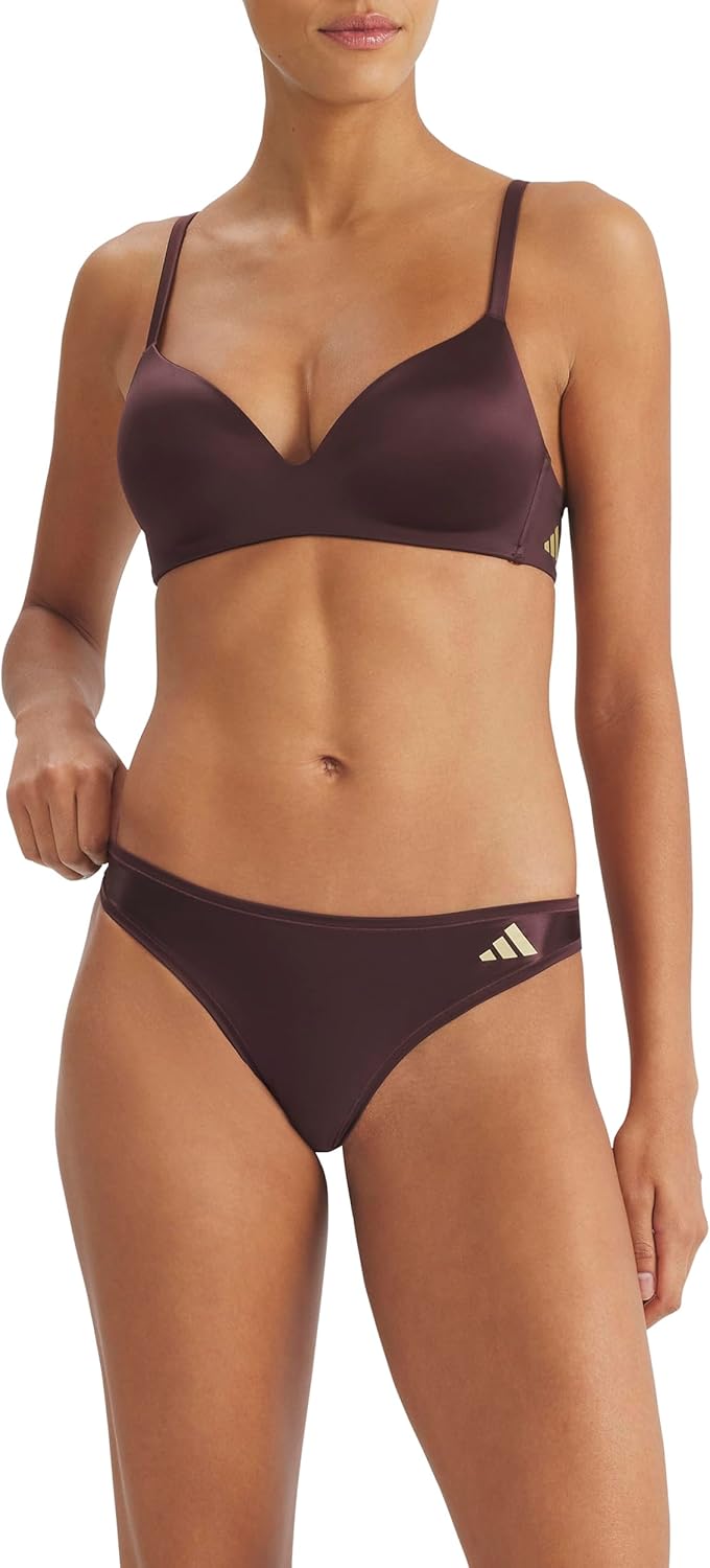 adidas Women's Active Micro Contour Wireless Plunge Bra