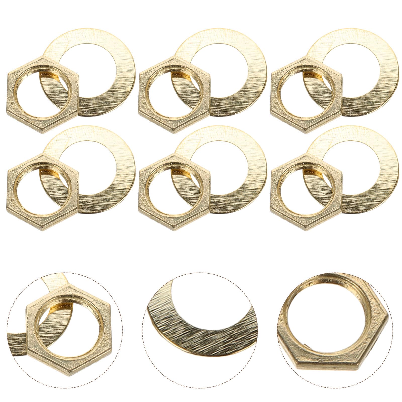 ABOOFAN 1set Diy Clock Kit Replacement Mechanism with Washers and Nuts Quartz Clock Repair Parts for Easy Assembly Compatible with Various Wall Clocks - Image 2