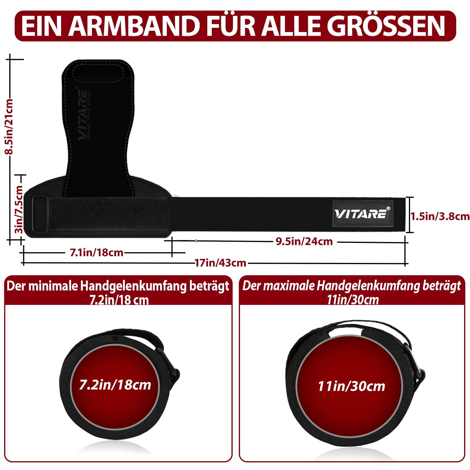 Zughilfen für Krafttraining, Bodybuilding, Powerlifting - Lifting Straps aus Leder mit Neopren-Polsterung - Handgelenkriemen für Gewichtheben - Fitness-Geschenke für Männer und Frauen - Paar
