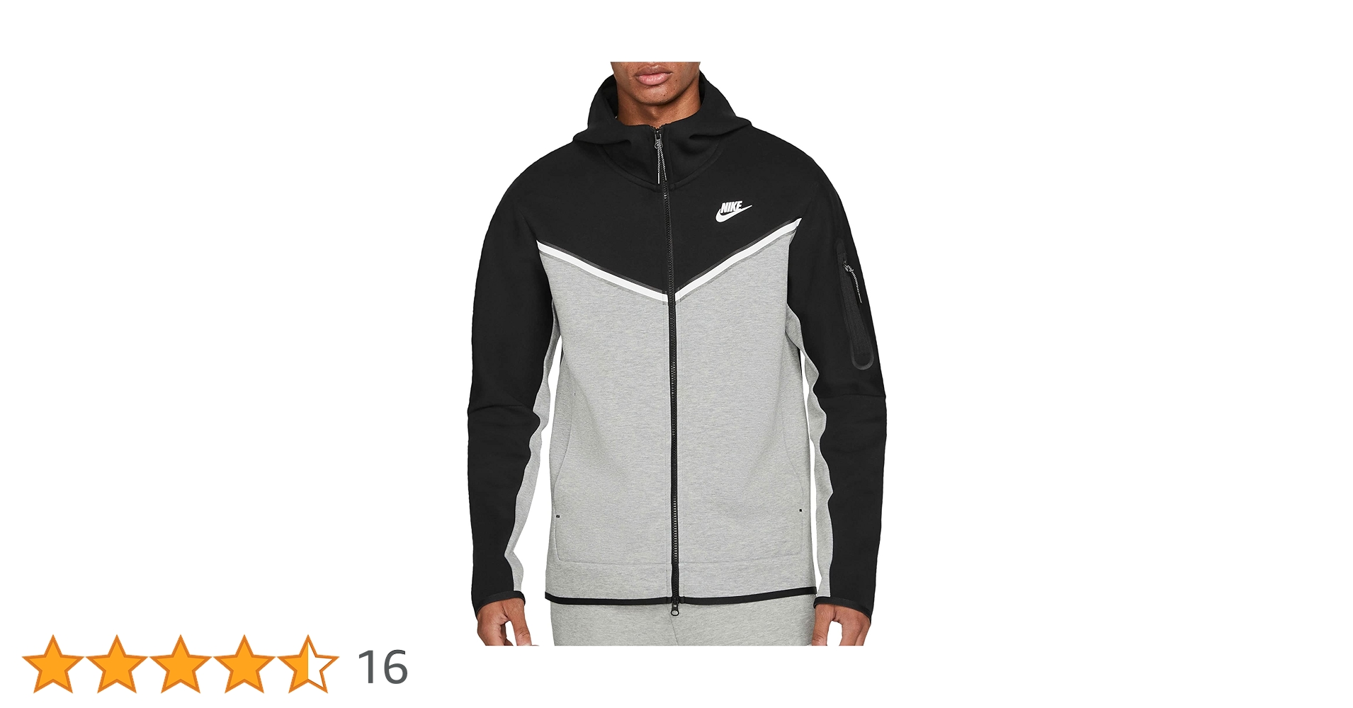 程度極上❗️【Lサイズ】NIKE Tech ナイキテック Fleece Men's Nike Sportswear Tech Fleece Windrunner Men's Full-Zip Hoodie