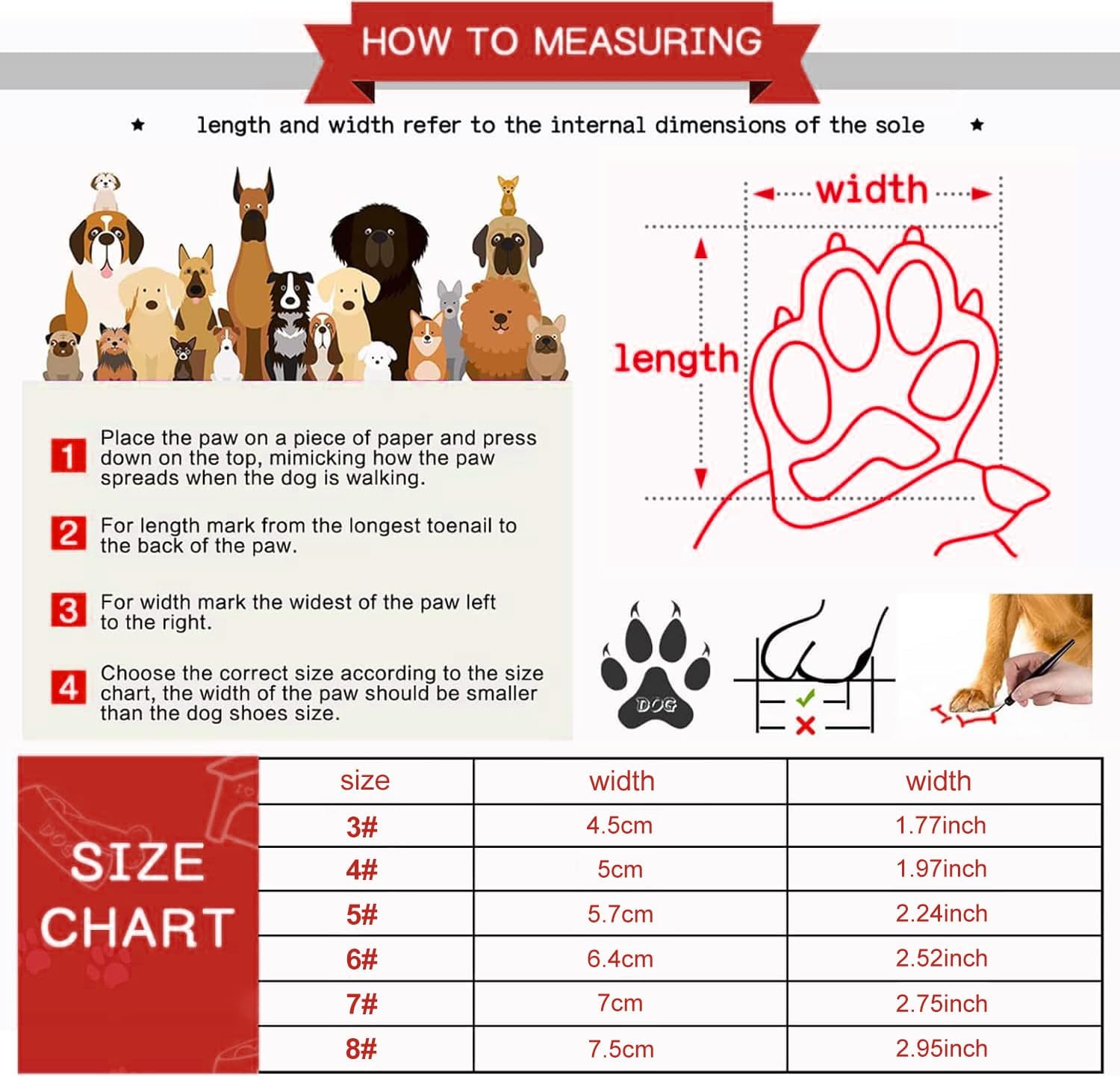 URBEST 反射ストライプ防水ドッグシューズドッグブーツ、頑丈なノンスリップソール、寒さと霜に強い冬の暖かいロングドッグブーツ犬の