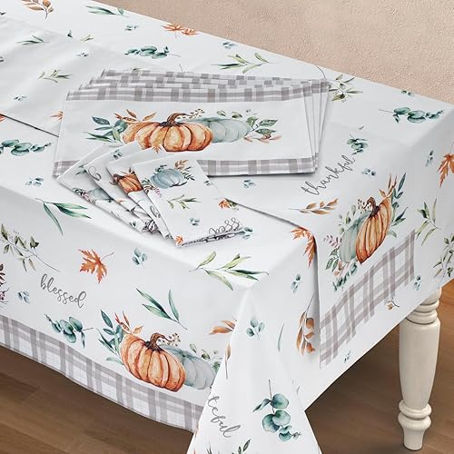 Miniatura 5 de Avanti Linens - Manteles individuales, decoración del hogar inspirada en otoño, juego de 4 (colección Grateful Patch)
