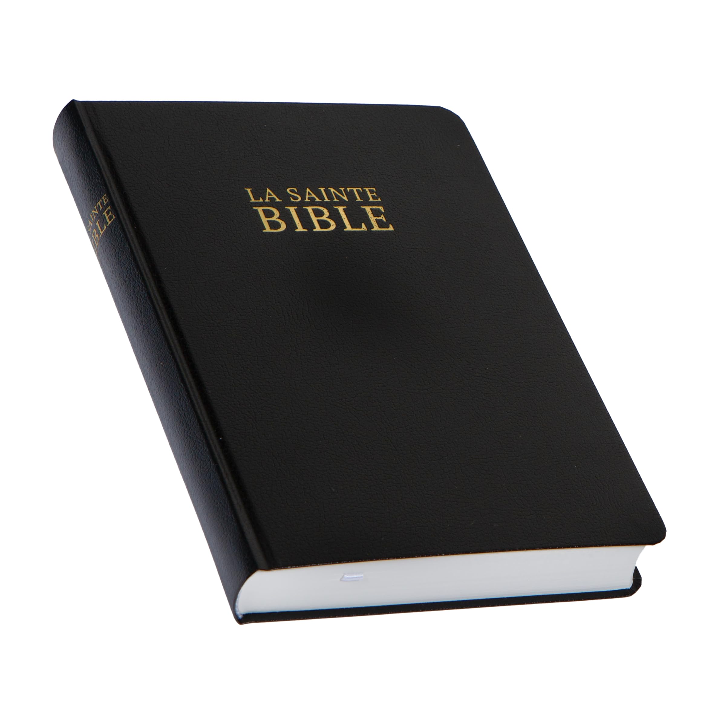 LA SAINTE BIBLE DARBY similicuir noir grand format - édition de Rolle - 1311 pages dont 14 pages en couleur