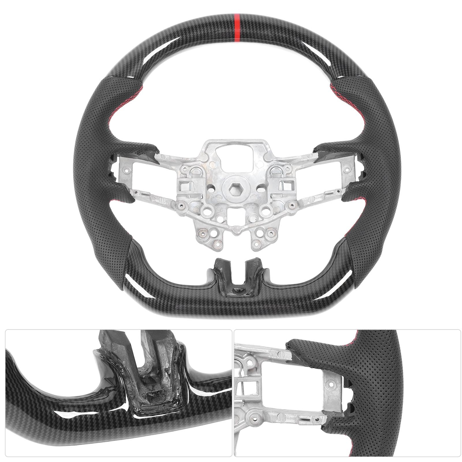 Tbest Hydro Dip Kierownica z Wzorem Carbon