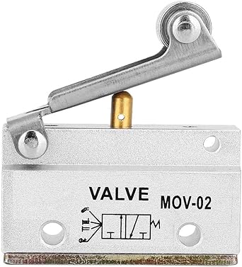 MAXAIR Roller Type Solenoid Air Pneumatic Mechanical Valve (MOV-02 3/2 1/8