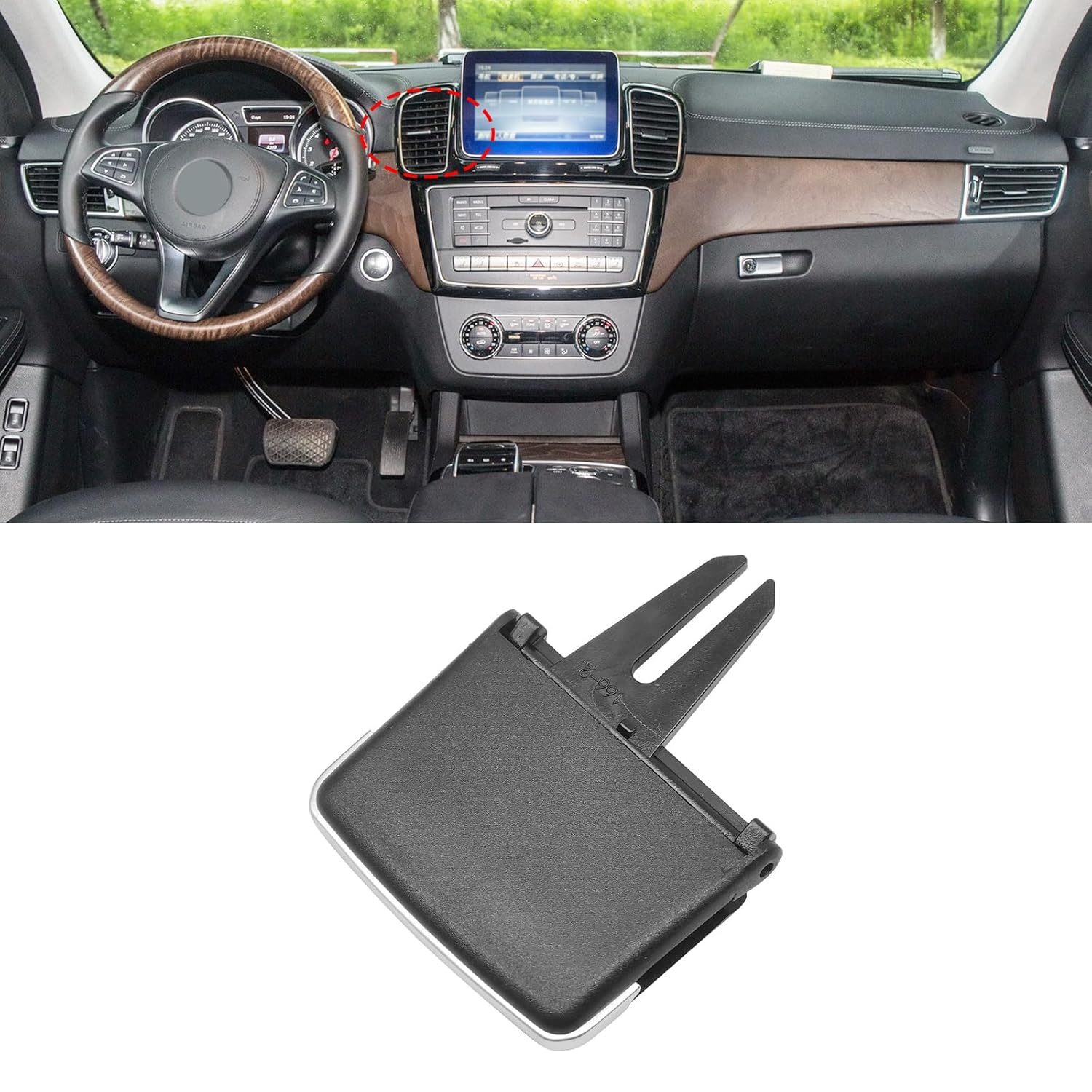 SUNJIKA 4PCS Air Vent Outlet Tab Clip,Upgraded AC Vent Clips Car Interior Accessories Replacement for Kia Sorento 2011 2012 2013 2014 2015