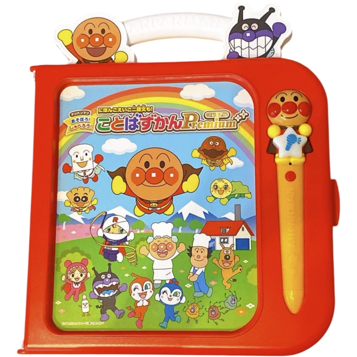 【新品 未開封品】アンパンマン あそぼう しゃべろう ことばずかんPremium アンパンマン にほんご えいご 二語文も！あそぼう！しゃべろう