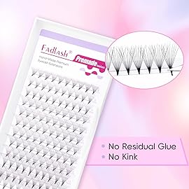 FADLASH Premade Fans Eyelash Extensions 10D 0.07 Volume Lash Fans D Curl 8-14mm Mixed Length Short Stem Handmade Volume Premade Lash Extensions Fans (10D-0.07-D-8-14mm)