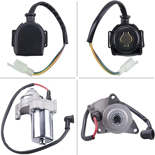 Miniatura 2 de JINGKE Motor de arranque de 12 dientes Solenoide de relé de arranque para Tao Tao 125cc 110cc-50cc ATV Coolster Motor Cuatro 4 ruedas Pit Dirt Bike