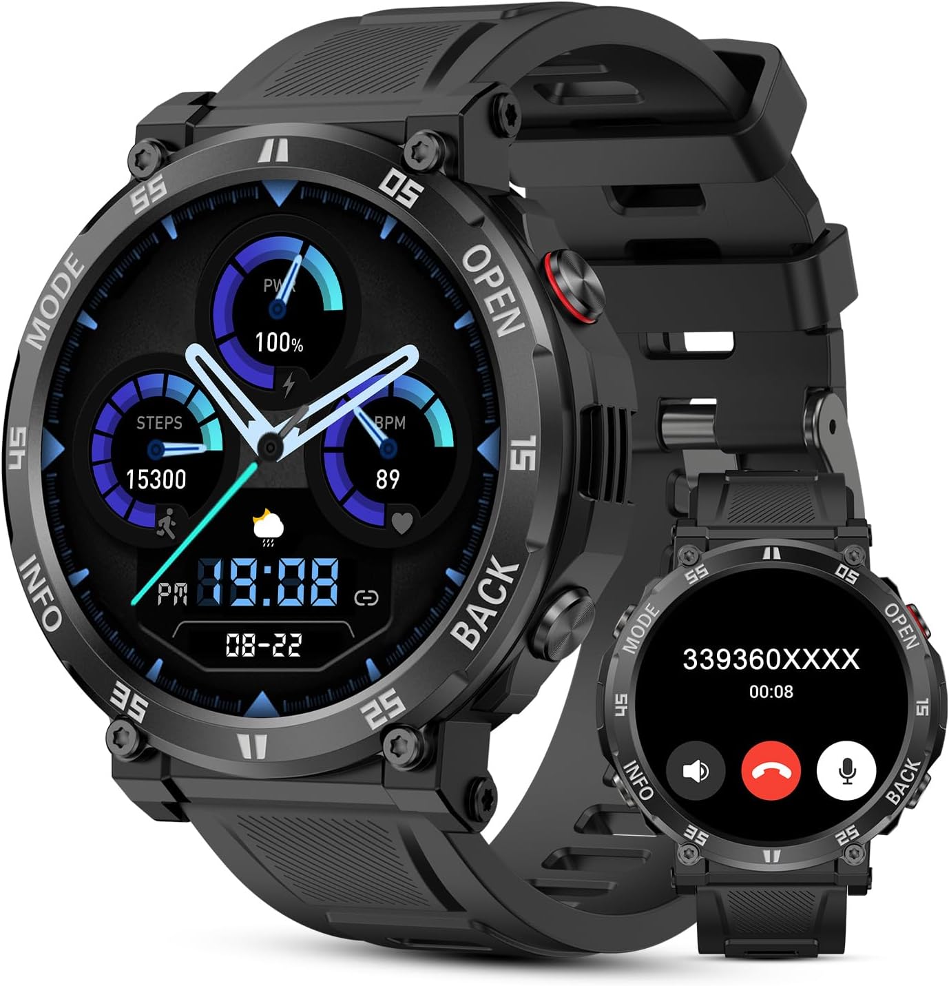 AVUMDA Montre Connectée Homme Montre Sport