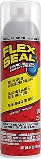 Flex Seal, 14 oz, Clear, Stop Leaks Instantly, Transparent Waterproof Ru...