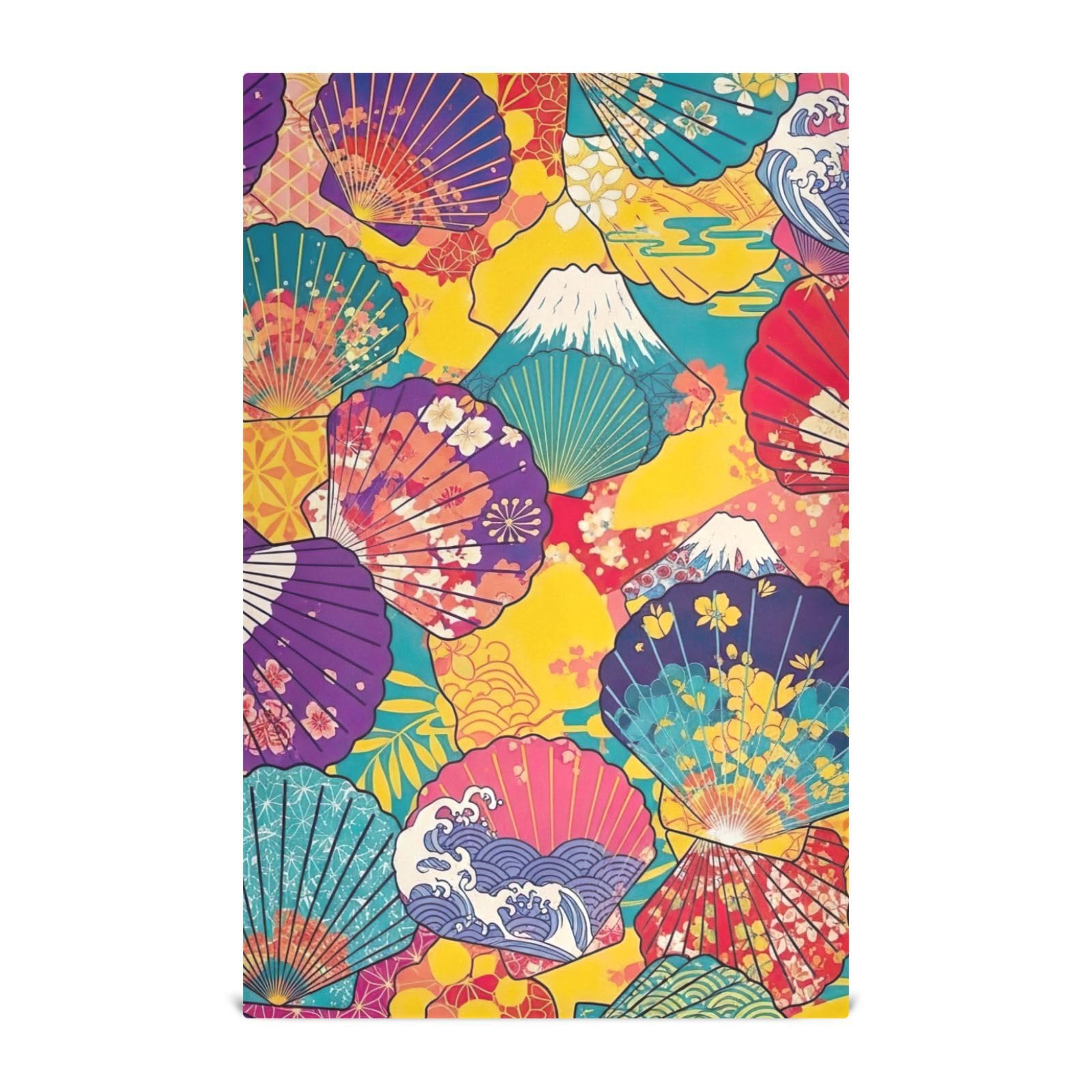Torchons de cuisine absorbants motif floral lot de 6 linges de vaisselle