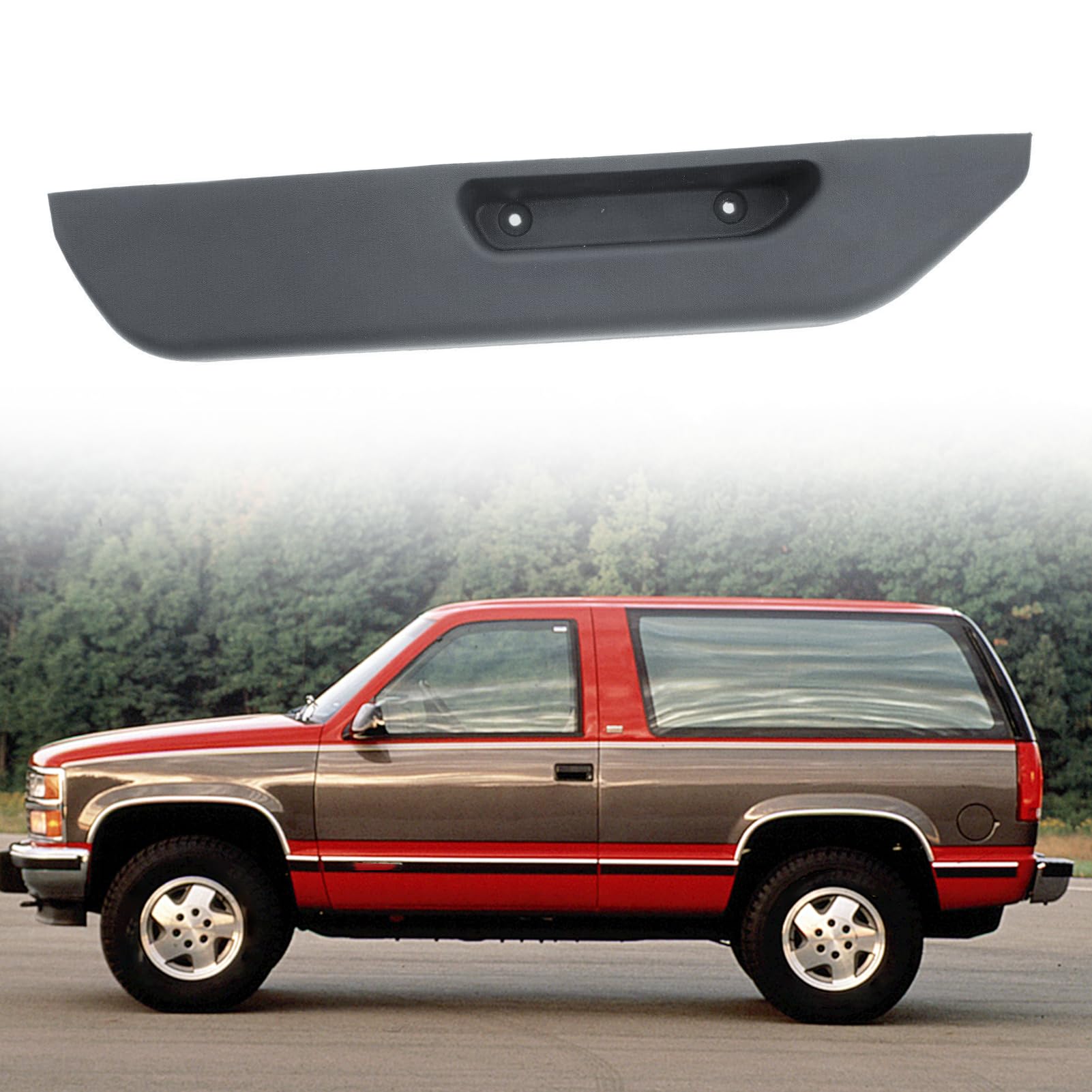 Car Door Armrest fits for Chevrolet Blazer Suburban GMC Yukon C1500 C2500 C3500 K1500 K2500 K3500 Front Left Driver Door 1988-1994 Replace 15546487