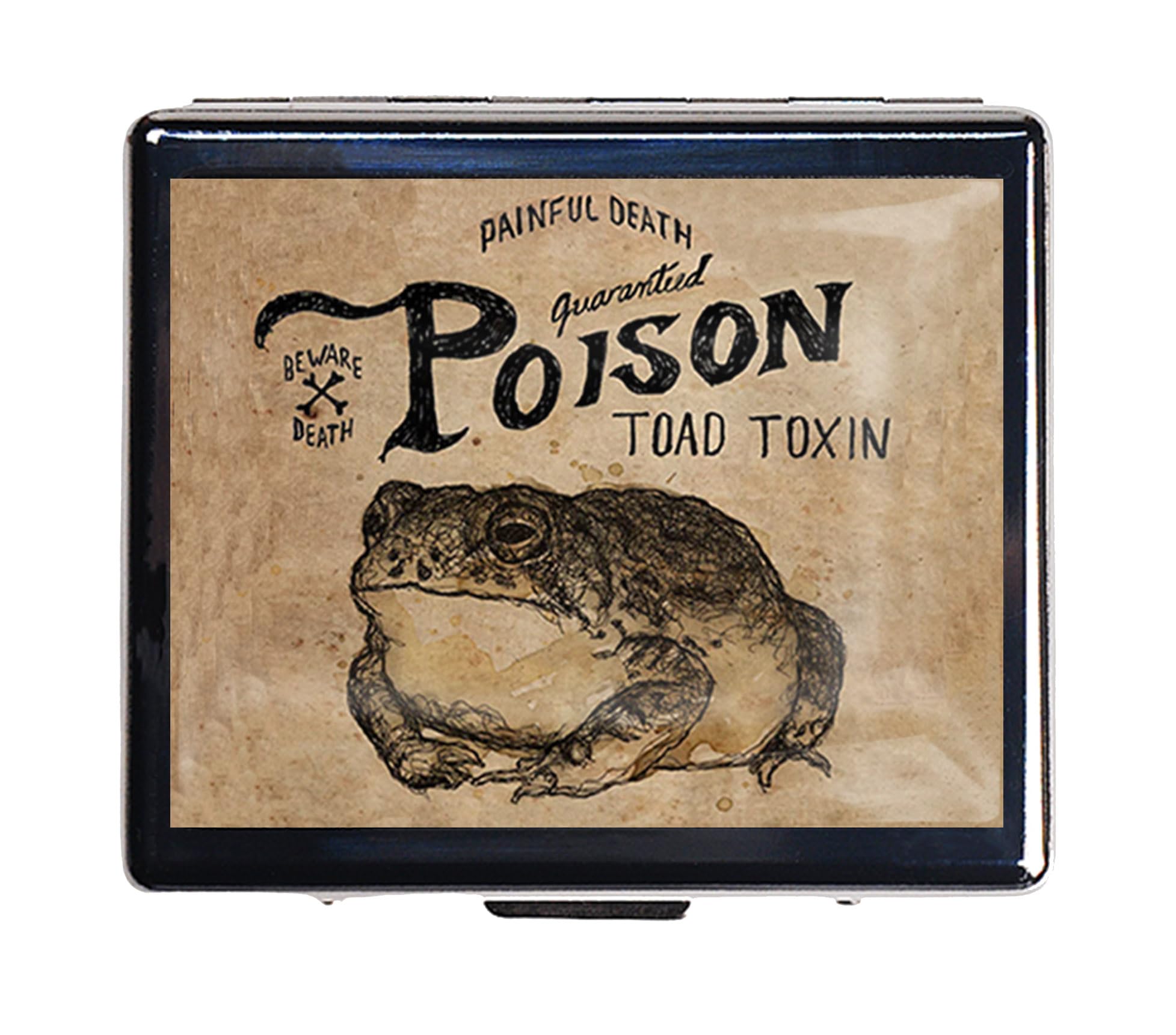 Toad Toxin Chromed Silver Pill Organizer
