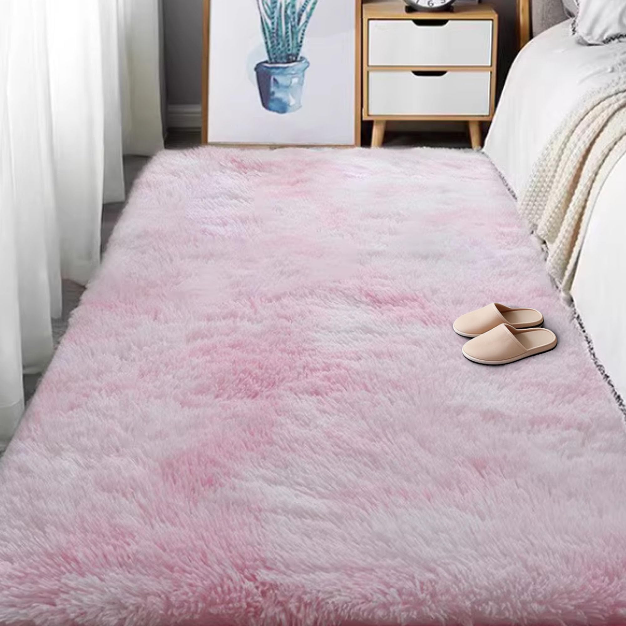 Tapis salon moderne antidérapant et lavable qui ne perd pas ses poils